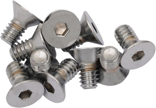 Drag Specialties Flat-Head Bolt 1/4-20X0.5 Chrome - Part #DS192357 - Hogparts UK