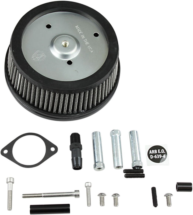 Arlen Ness Big Suckerâ€žÂ¢ Air Filter Kit Accepts OEM Covers #50-319