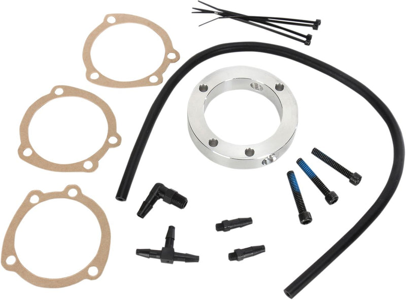 Kuryakyn Chrome Crankcase Breather Kit #9928