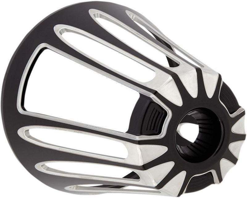 Arlen Ness Monster Sucker Air Cleaner Cover - Billet Aluminum, Each - Black / Silver