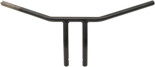Drag Specialties Handlebar 8" T-Bar Drilled Flat Black TBW - Part #06014229 - Hogparts UK