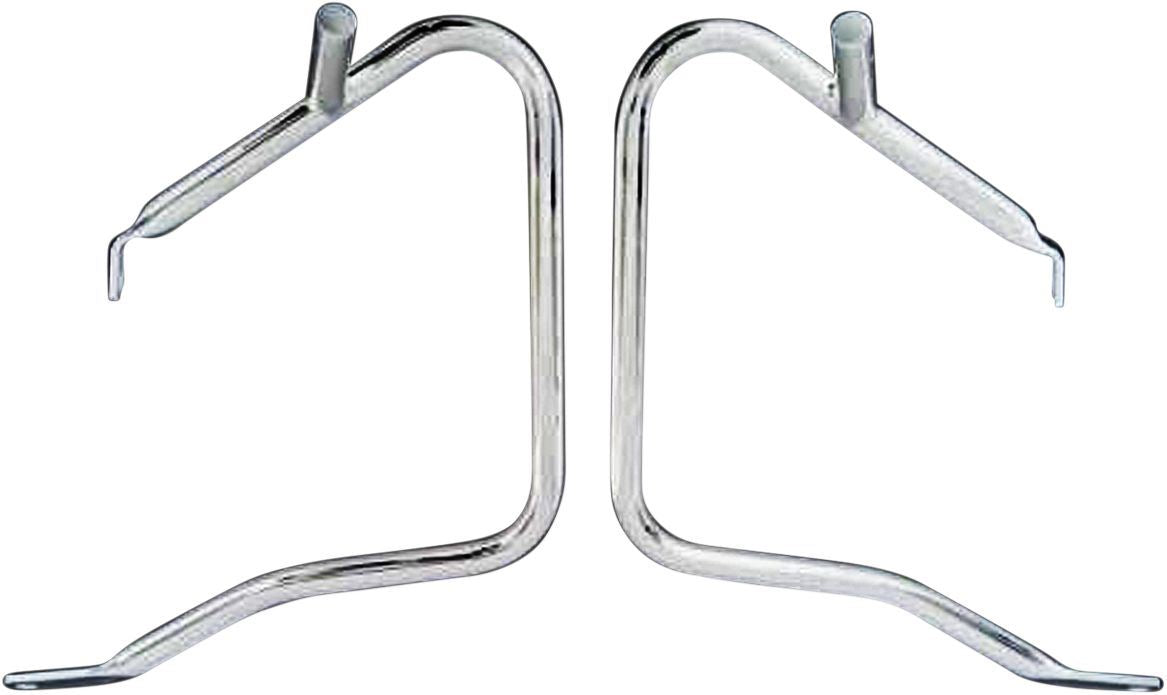 Drag Specialties Saddlebag Guards Chrome - Part #05051567 - Hogparts UK