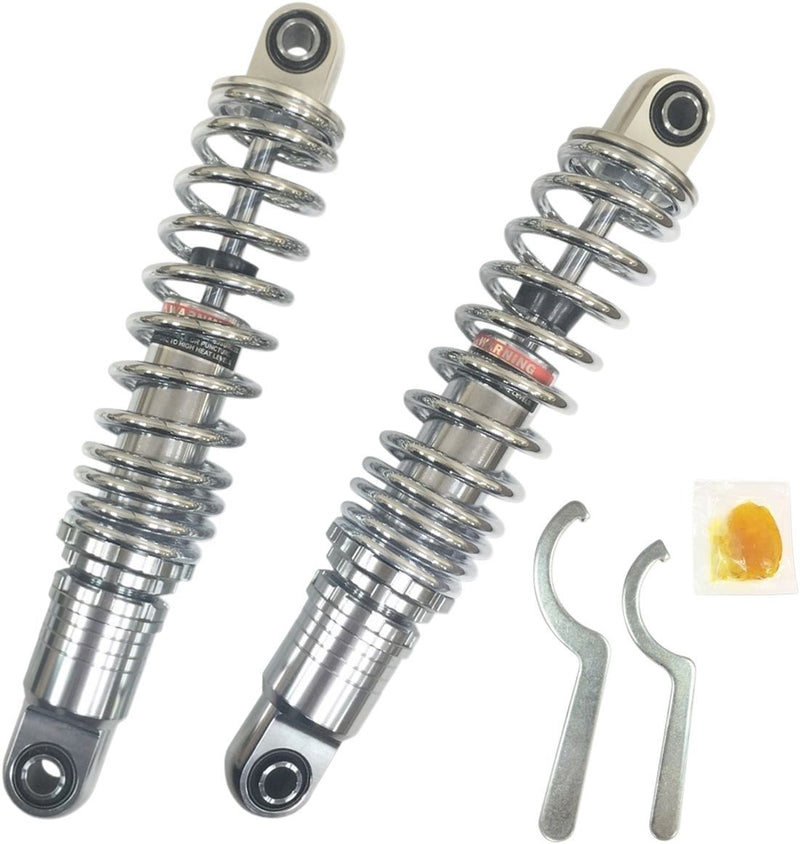 Drag Specialties Premium Ride-Height Adjustable Shocks #C16-0163H