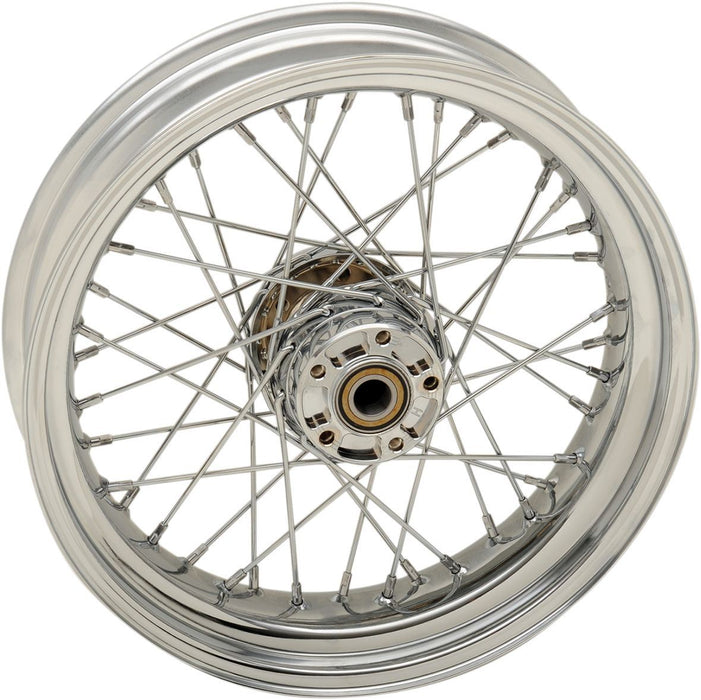 Drag Specialties Wheel Rear 40 Spoke 17" X 4.5" Chrome - Part #02040523 - Hogparts UK