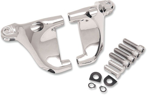 Drag Specialties Passenger Footpeg Mount Kit Chrome - Part #16200363 - Hogparts UK
