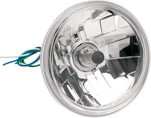 Drag Specialties Headlight Insert Diamond-Style 5.75" Clear Lens - Part #09010577 - Hogparts UK