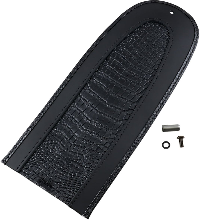 DRAG Specialties Seats Fender Skin - Fender Skins, 33,5 cm (13-1/4"), Gator - Black for Harley-Davidson Softail 2000-2013