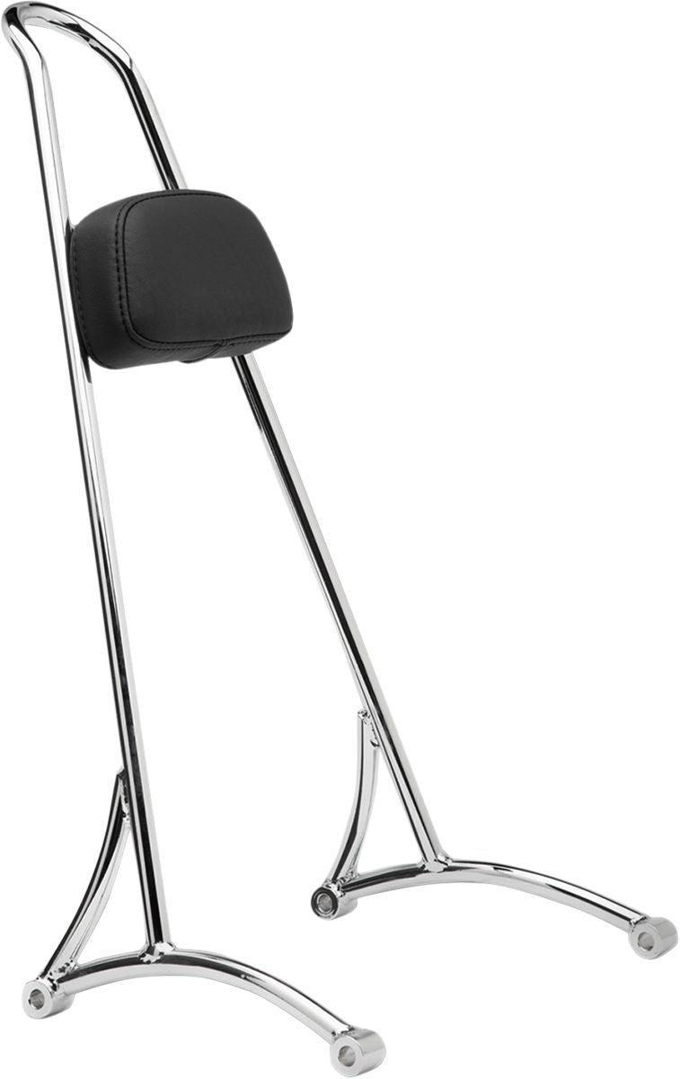 Burly Brand Tall Sissy Bar with Backrest Pad #B13-1501C
