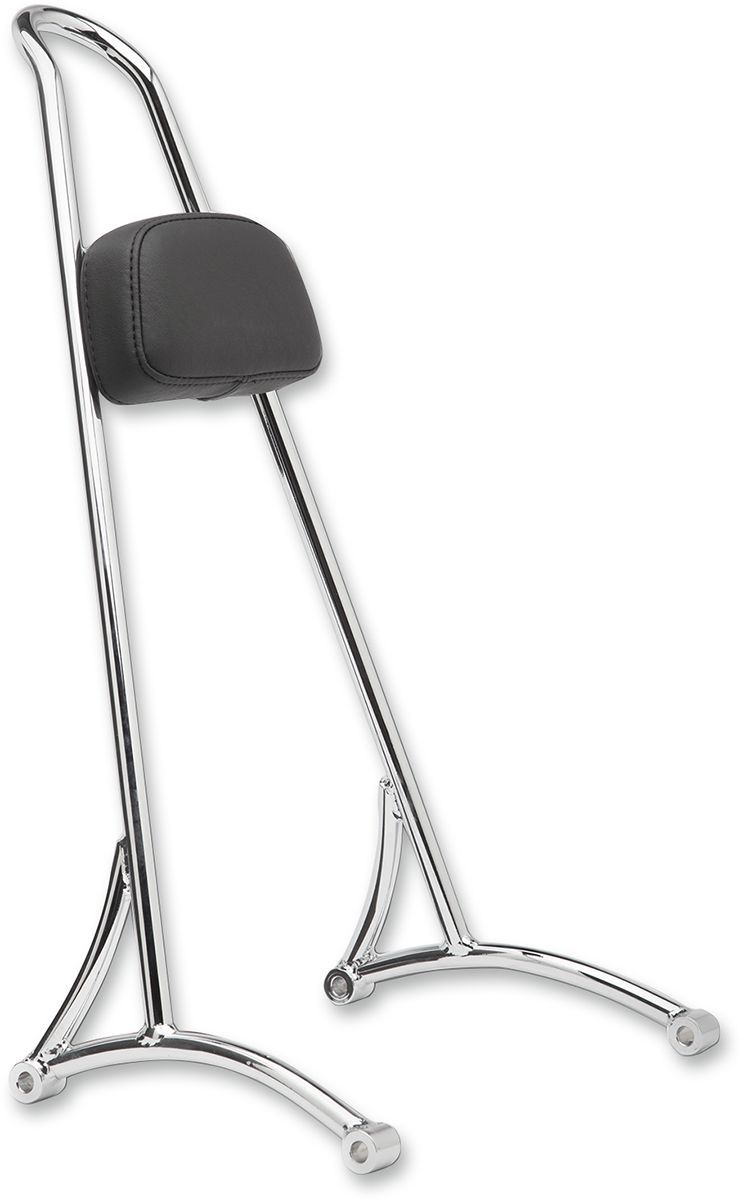 Burly Brand Tall Sissy Bar with Backrest Pad #B13-1503C