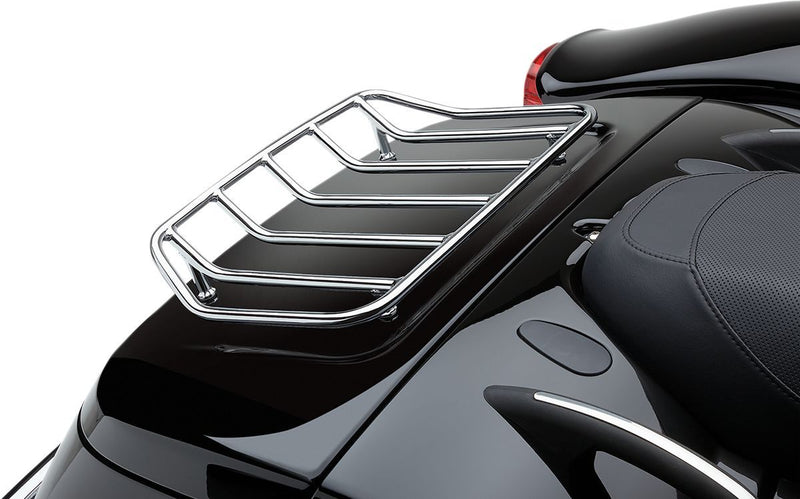 Cobra Freewheeler Luggage Rack - Each, 28 cm (11"), 45 cm (17-3/4") - Chrome for Harley-Davidson Touring & Trike 2015-2024