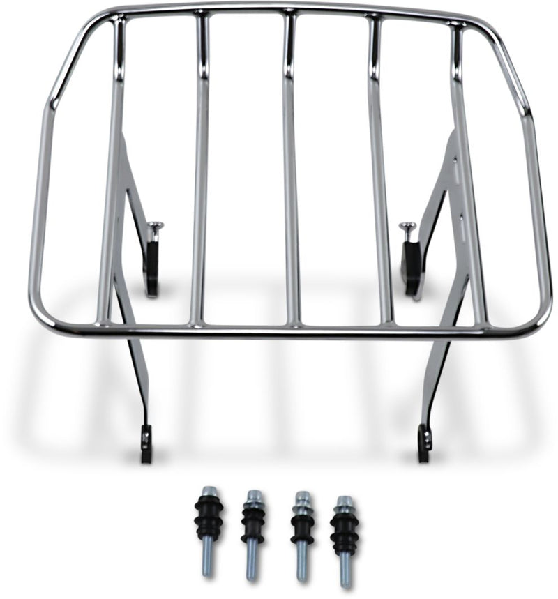 Cobra Big Ass® Detachable Solo Luggage Rack - Each, 33 cm (13"), 45,72 cm (18") - Chrome for Harley-Davidson Softail & Dyna 2018-2026