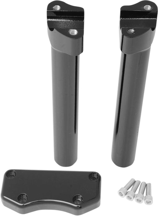 Drag Specialties Riser Buffalo 10" W/ Clamp Black - Part #06020597 - Hogparts UK