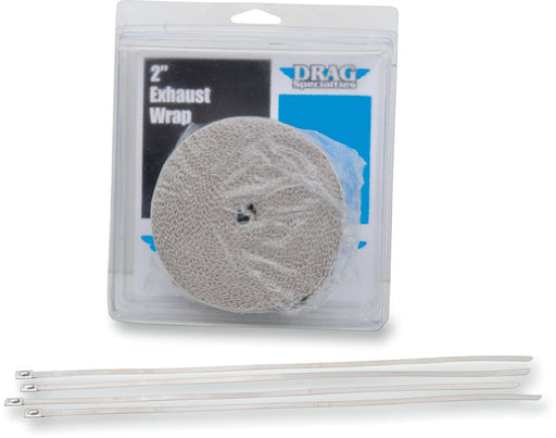 Drag Specialties Exhaust Heat Wrap 2" X 25' Tan W/ Tie - Part #18610668 - Hogparts UK