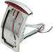 Drag Specialties Side Mount Led Taillight/License Plate Vertical Curved - Part #09066041 - Hogparts UK