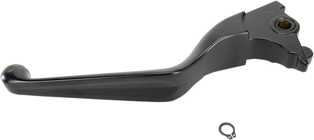 Drag Specialties Brake Lever Wide Blade Matt Black - Part #06140810 - Hogparts UK