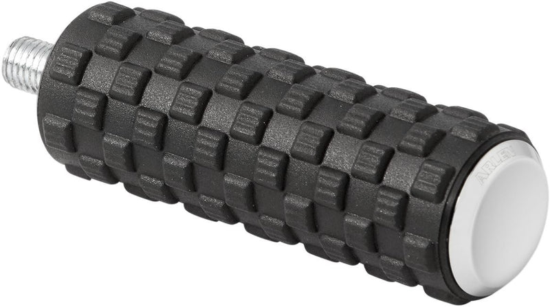 Arlen Ness Airtrax Shift Peg - Billet Aluminum /  Rubber, Each - Black / Chrome