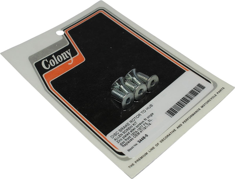 Colony Disc Brake Rotor to Hub Allen Screw Kit #3448-5