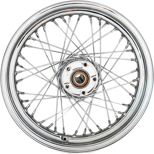 Drag Specialties Wheel 40 Spoke 16" X 3" Rear Chrome - Part #02040518 - Hogparts UK