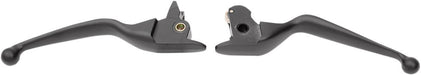 Drag Specialties Matte Black Wide Blade Lever Set - Part #06100791 - Hogparts UK