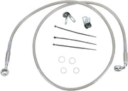 Drag Specialties Front Brake Line Stainless Steel Extended 10" - Part #17412694 - Hogparts UK