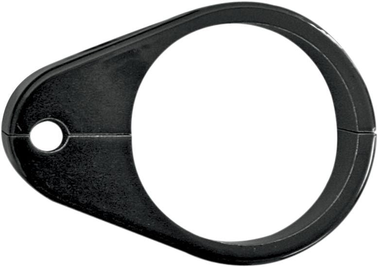 Drag Specialties Single Cable Clamp Throttle/Idle 1.25" Black - Part #06580046 - Hogparts UK