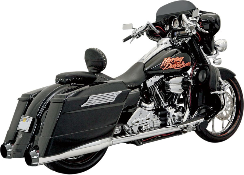 Bassani +P Bagger Stepped True Dual Exhaust System #1F56R
