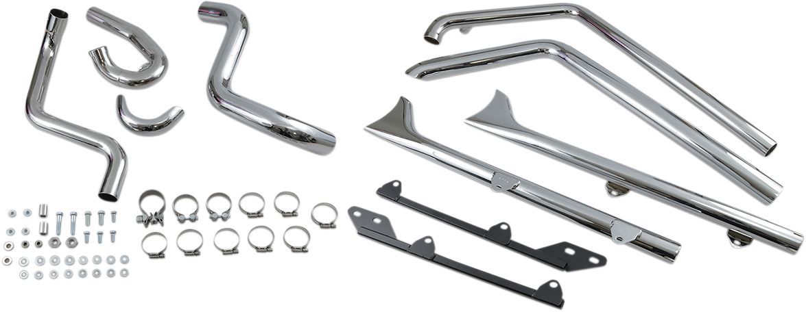 Bassani Fishtail True Dual Exhaust System #1S26E-30