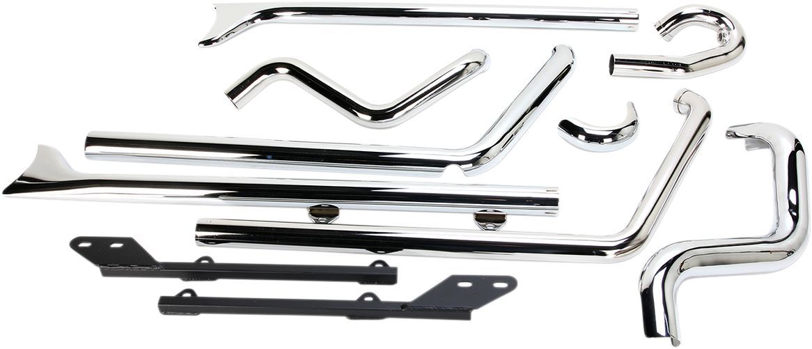Bassani Fishtail True Dual Exhaust System #1S26E-36