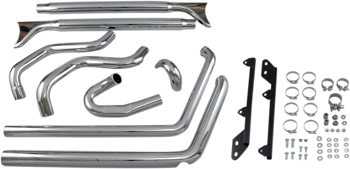 Bassani Fishtail True Dual Exhaust System #1S46E-33
