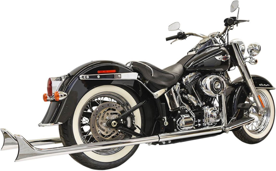 Bassani Fishtail True Dual Exhaust System #1S26E-39
