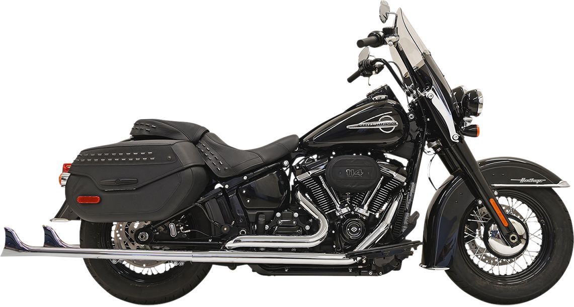 Bassani Fishtail True Dual Exhaust System #1S76E-36