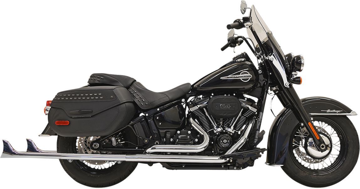 Bassani Fishtail True Dual Exhaust System #1S76E-39