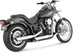 Vance & Hines 3" Round Twin Slash Slip-On Muffler - Part #18010384 - hogparts-uk.myshopify.com