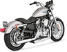 Vance & Hines 3" Round Twin Slash Slip-On Muffler - Part #18010402 - hogparts-uk.myshopify.com