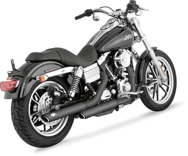 Vance & Hines 3" Round Twin Slash Slip-On Muffler - Part #18010405 - hogparts-uk.myshopify.com