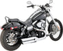 Vance & Hines 3" Round Twin Slash Slip-On Muffler - Part #18010406 - hogparts-uk.myshopify.com