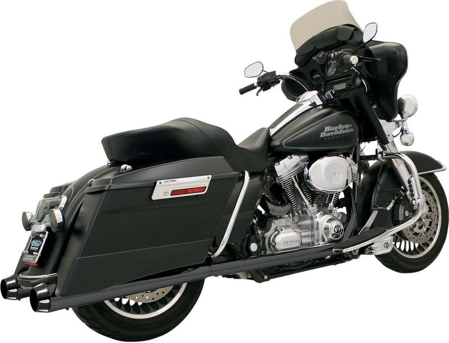 Bassani Megaphone Slip-On Mufflers #FLH-517LRB