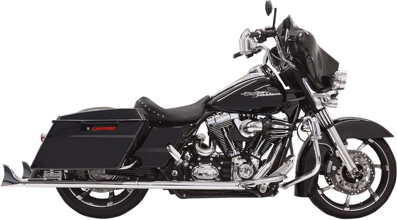 Bassani Xhaust Fishtail Slip-on Mufflers - 91 cm (36"), Pair for Harley-Davidson Touring & Trike 1995-2016