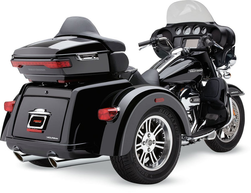 Cobra 909 Twins Slip-on Mufflers - Pair, Straight Can for Harley-Davidson Touring & Trike 2009-2022