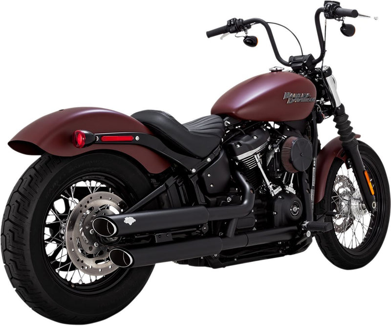 Vance & Hines 3" Round Twin Slash Slip-On Muffler - Part #18011249 - hogparts-uk.myshopify.com