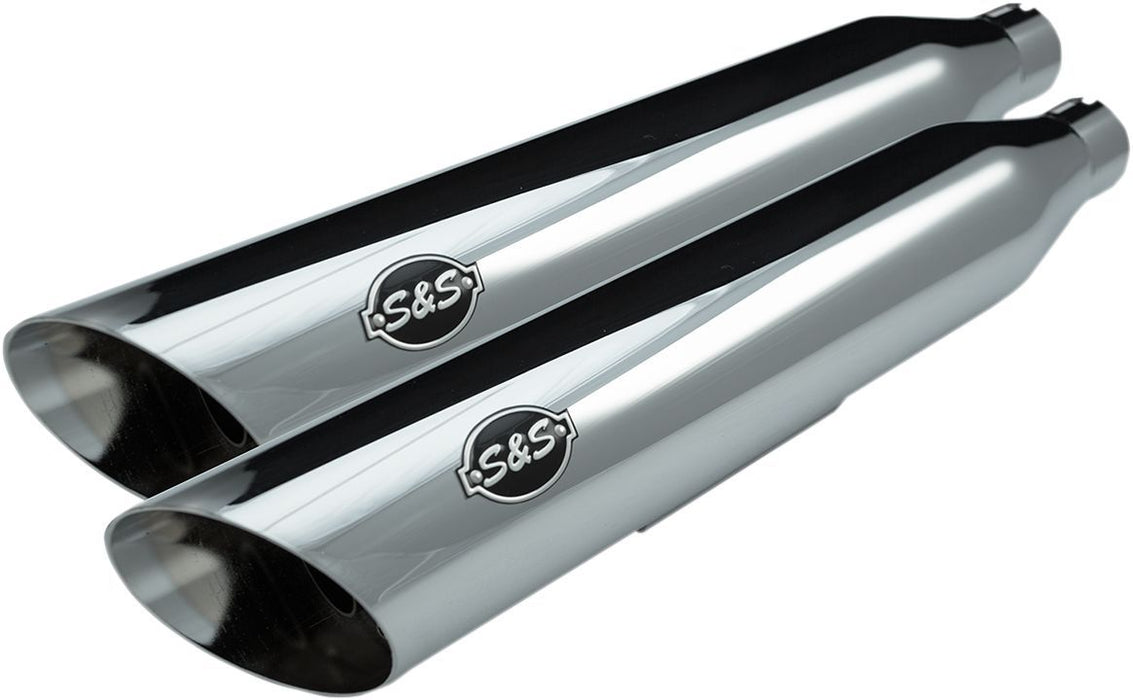 S&S Slash Cut Slip-On Mufflers #550-0718