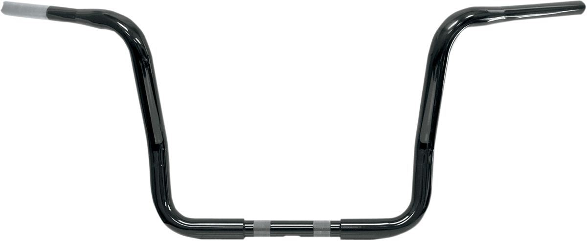 Drag Specialties Gloss Black 1 1/4" Buffalo 13" Ape Hanger Touring Bars - Part #06012745 - Hogparts UK