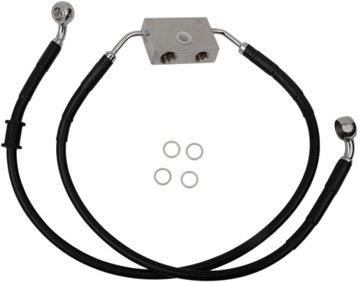 Drag Specialties Frt Brake Line Xl Bk +2 - Part #17415303 - Hogparts UK