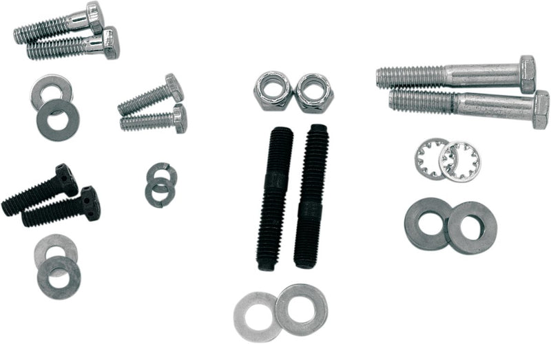 Colony Inner Primary Mounting Kit - Hex - Raw / Silver for Harley-Davidson Touring, Softail, Dyna & FXR 1980-1984
