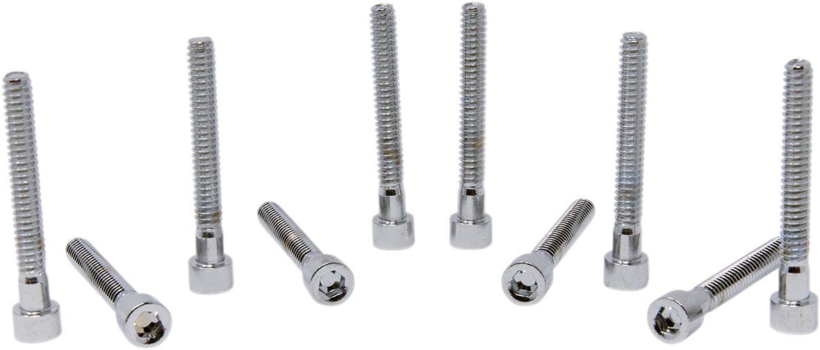 Drag Specialties Socket-Head Bolt 10-24X1.5 Smooth Chrome - Part #DS190592S - Hogparts UK