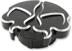 Drag Specialties Gas Caps Dummy Split Skull Black - Part #07030790 - Hogparts UK