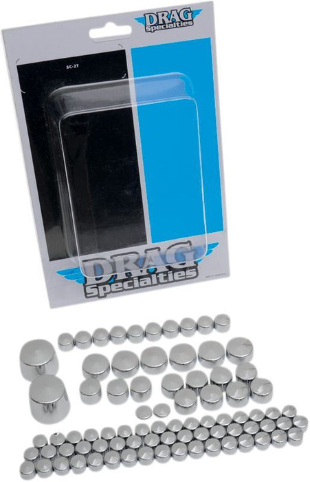 Drag Specialties Bolt Cover Kit Standard Chrome - Part #24010708 - Hogparts UK