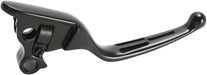 Drag Specialties Clutch Lever Slotted Wide Blade Matt Black - Part #06131285 - Hogparts UK