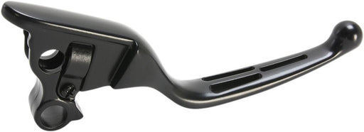 Drag Specialties Clutch Lever Slotted Wide Blade Matt Black - Part #06131285 - Hogparts UK