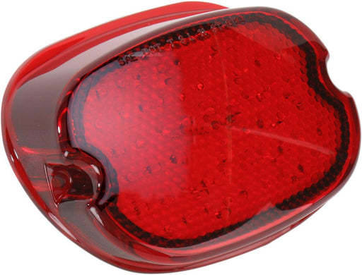 Drag Specialties Taillight Low-Profile Led Red Lens W/O Taglight - Part #20100774 - Hogparts UK